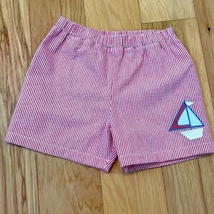 NWOT! Beaufort Bonnet Company boys seersucker shorts